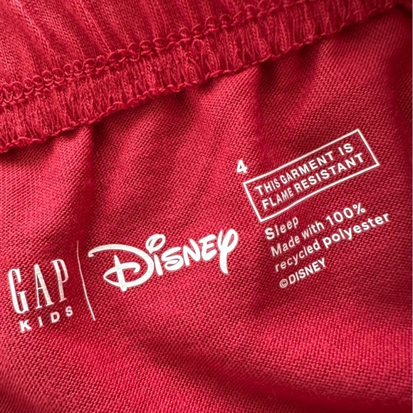 NWT Gap Kids X Disney Girls size 4 Mickey Mouse Shorts Pajama Set Disneyworld - Picture 3 of 7